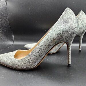 J.Crew Cracked Texture Pointed-Toe Heels – Size 8
